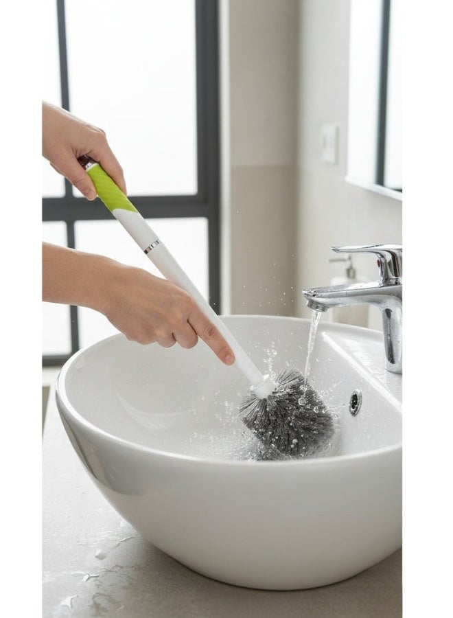 Durable Multi-Function Scrub Brush – Ergonomic 41cm Handle with Anti-Slip Grip, Flexible Bristles for Deep Stain Removal, 360-Degree All-Surface Cleaning, Hanging Hook – Ideal for Bathroom, Kitchen, Toilet & Sink Cleaning - Image 4
